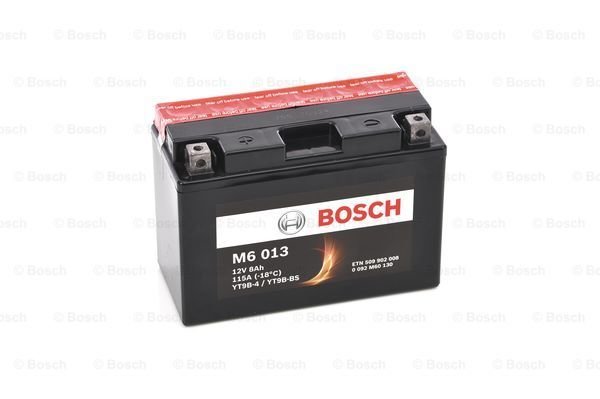 Start batterij Bosch 12V 8AH 0092M60130 M6013