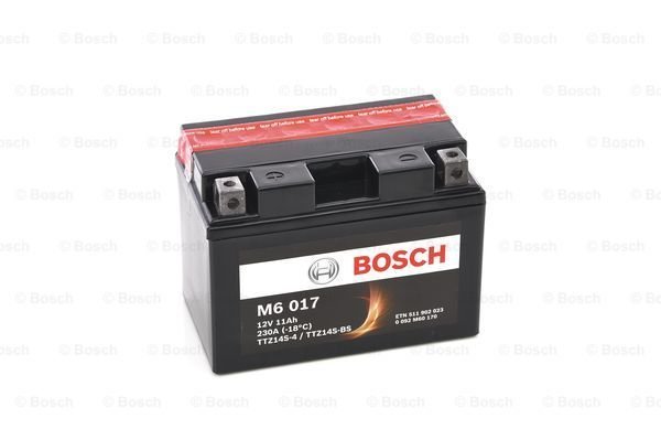 Start batterij Bosch 12V 11AH 0092M60170 M6017