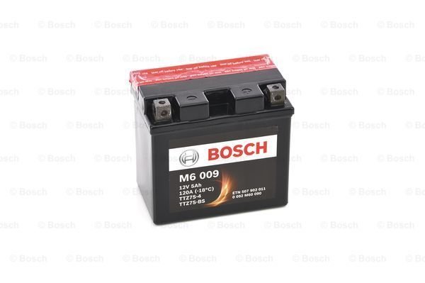 Start batterij Bosch 12V 5AH 0092M60090 M6009