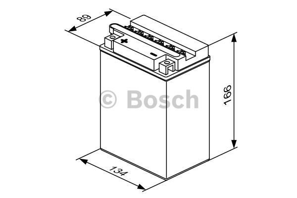 Start batterij Bosch 12V 14AH 0092M4F350