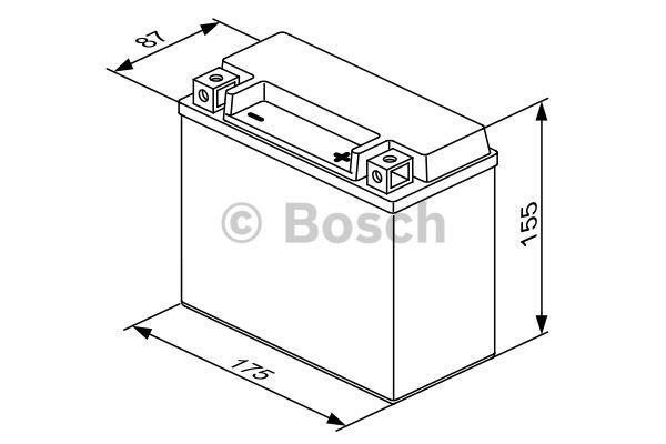 Start batterij Bosch 12V 18AH 0092M60230
