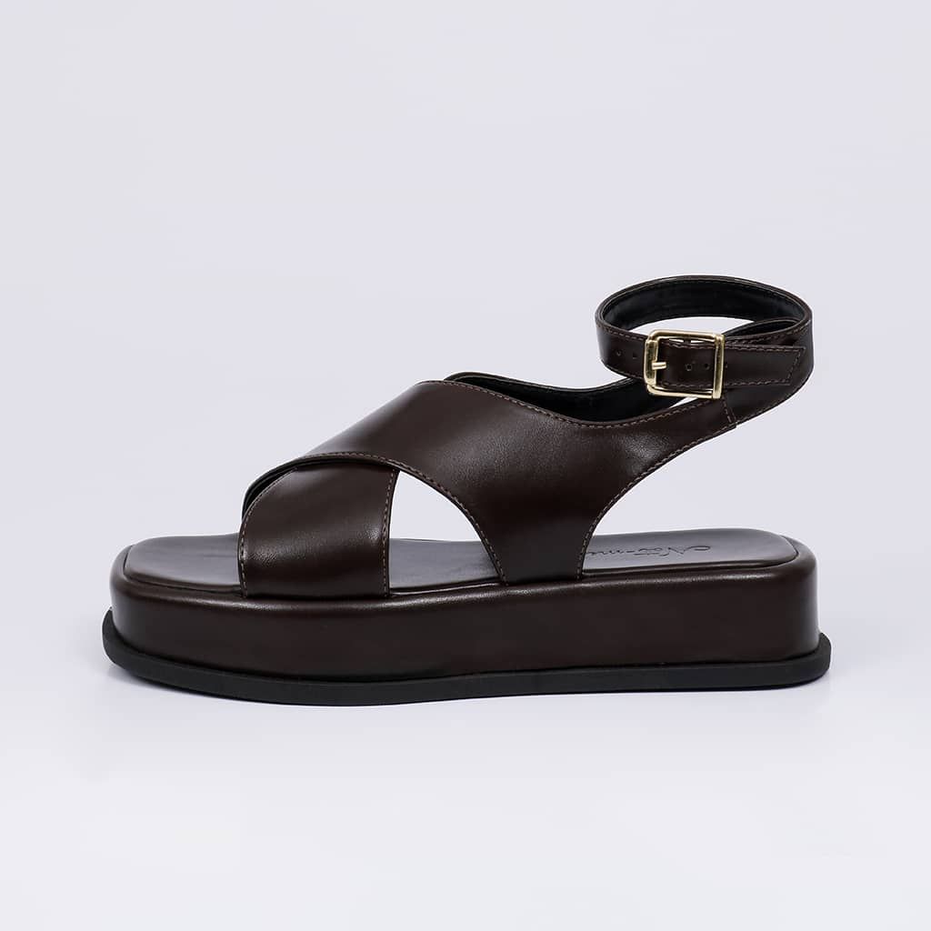 Califa - Crisscross Flatform Sandal