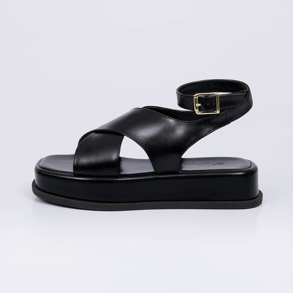 Califa - Crisscross Flatform Sandal