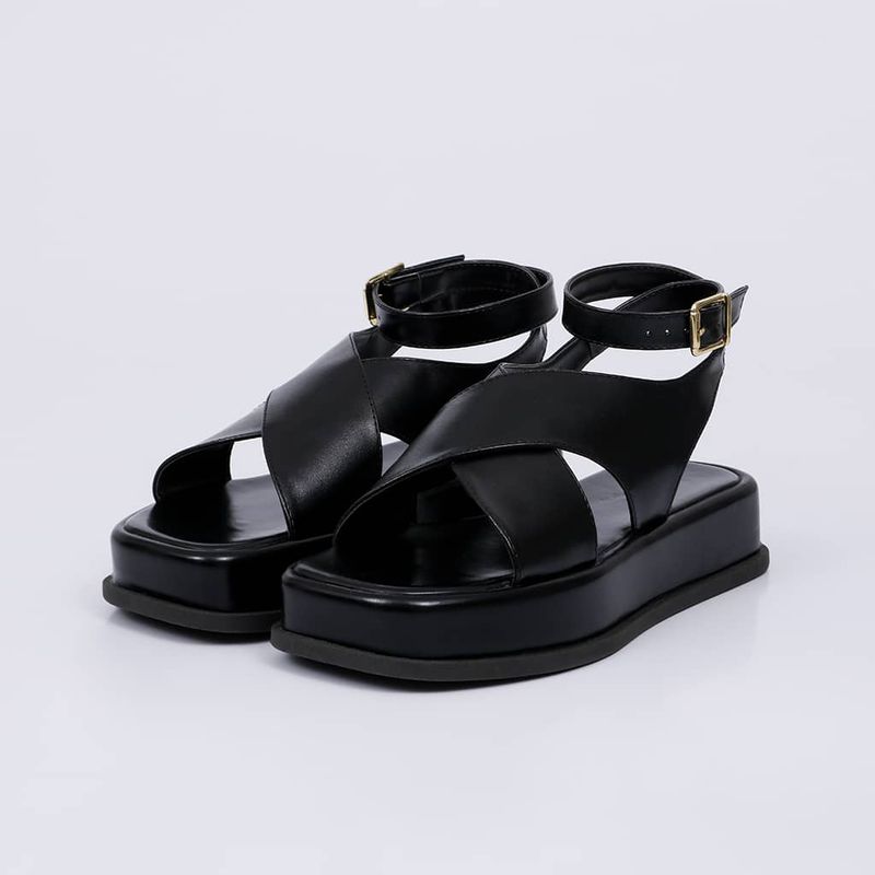 Califa - Crisscross Flatform Sandal