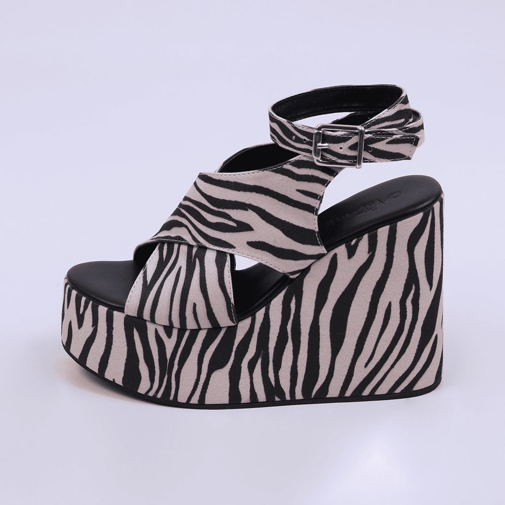 York - Crisscross Wedge Sandal