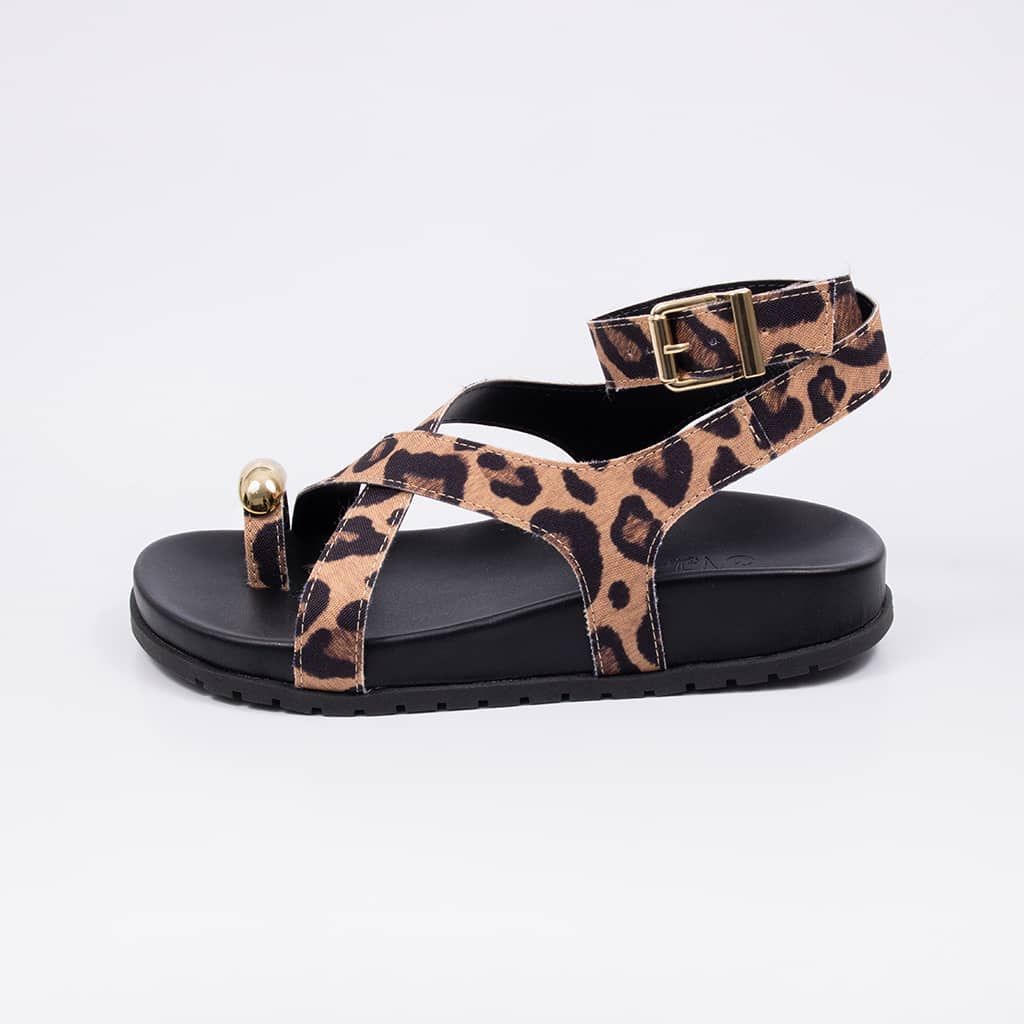 Glam - Crisscross Flat Sandal