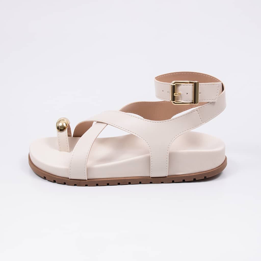 Glam - Crisscross Flat Sandal