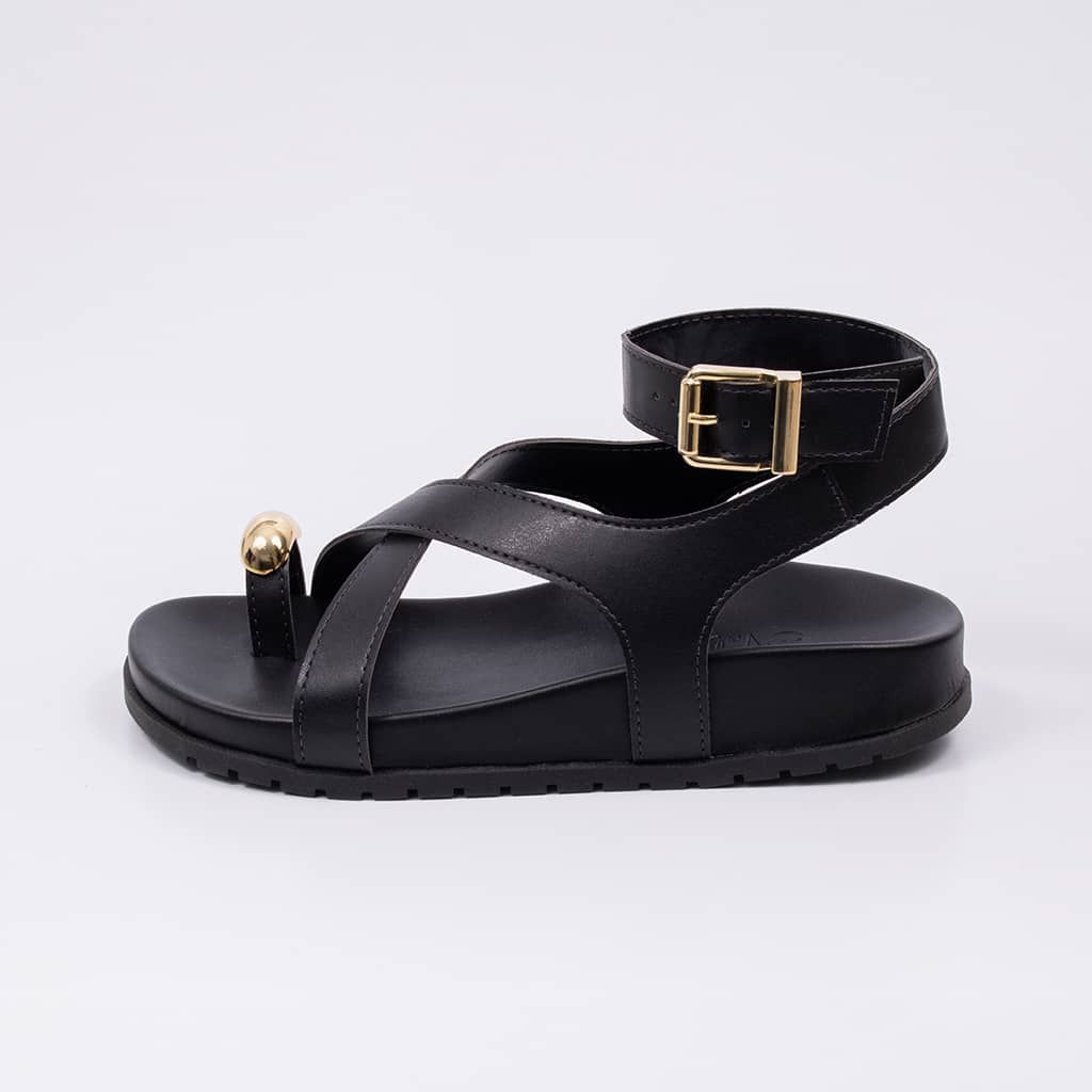 Glam - Crisscross Flat Sandal