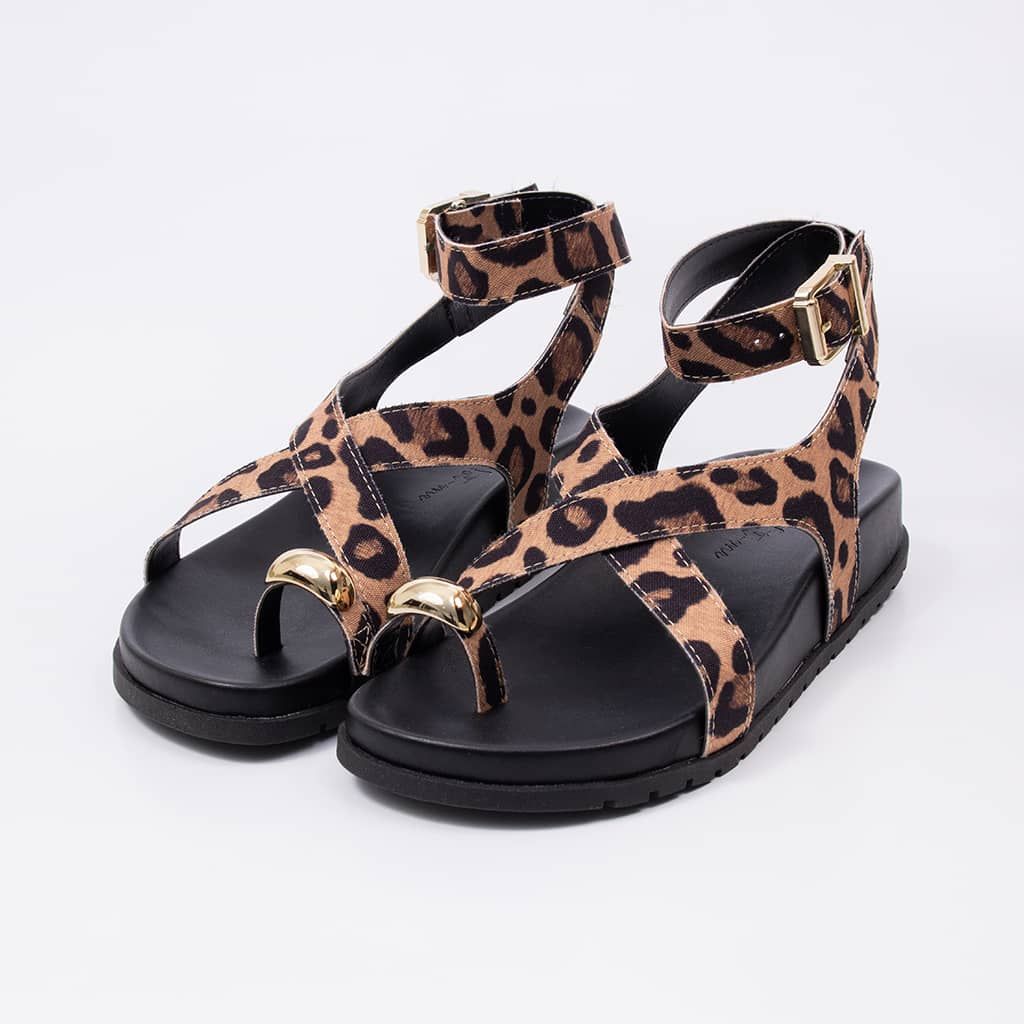 Glam - Crisscross Flat Sandal