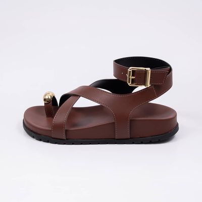Glam - Crisscross Flat Sandal