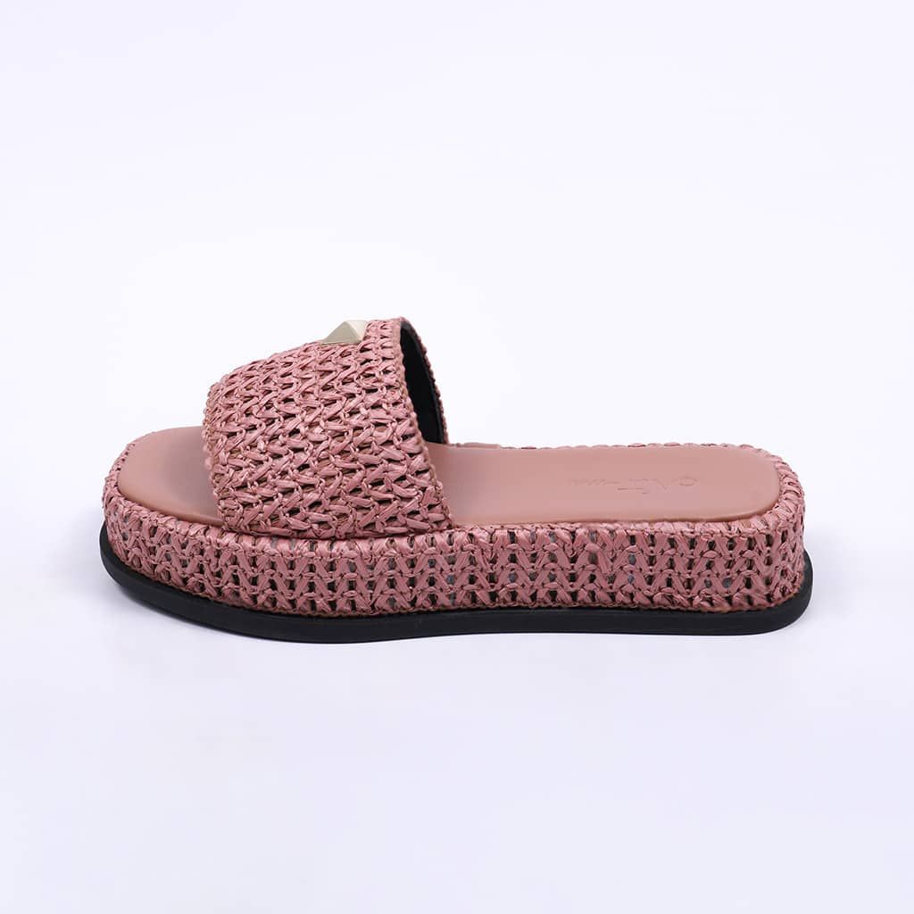 Capri - Woven Flatform Sandal