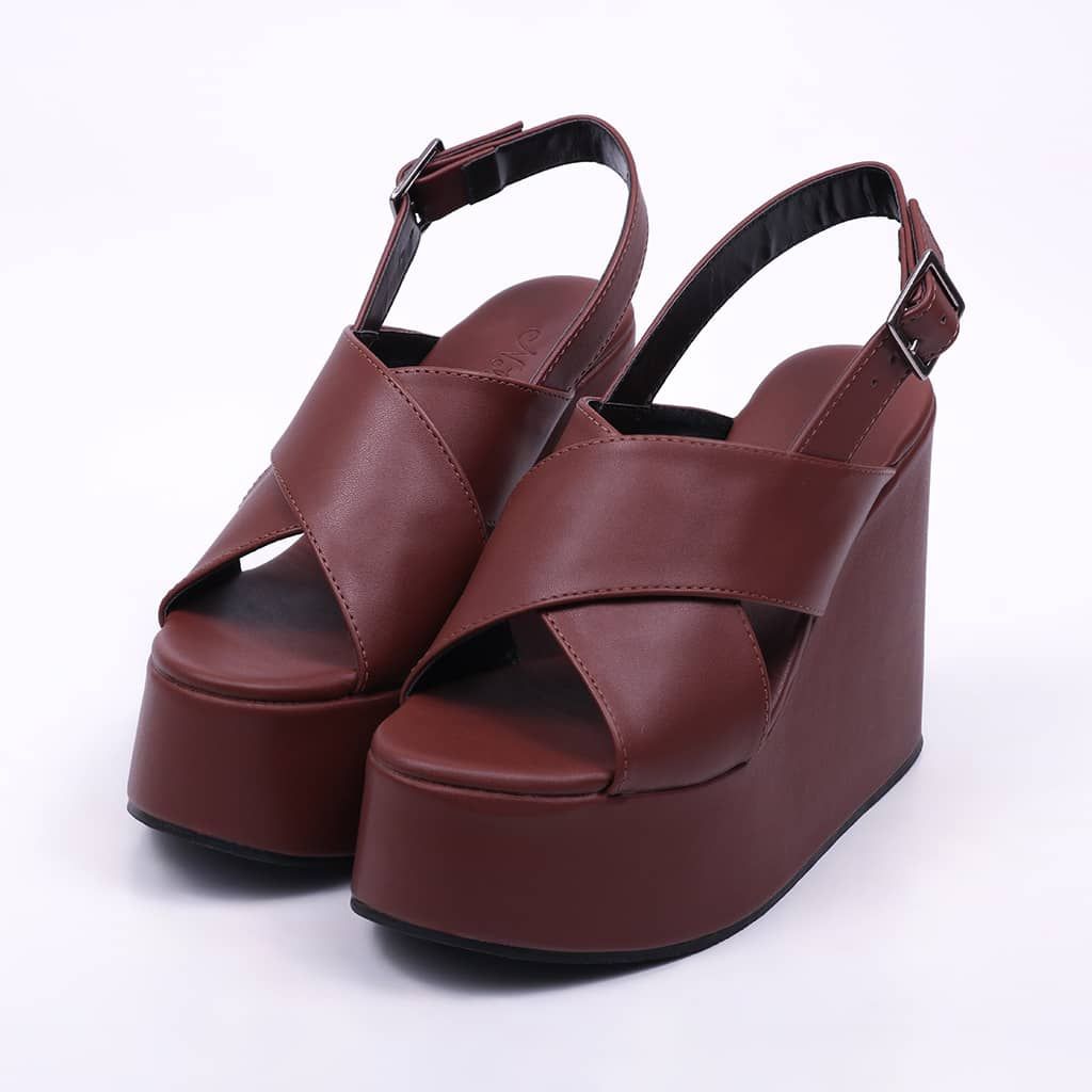 Atlanta - Crisscross Wedge Sandal
