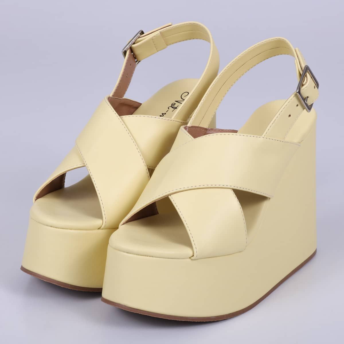Atlanta - Crisscross Wedge Sandal