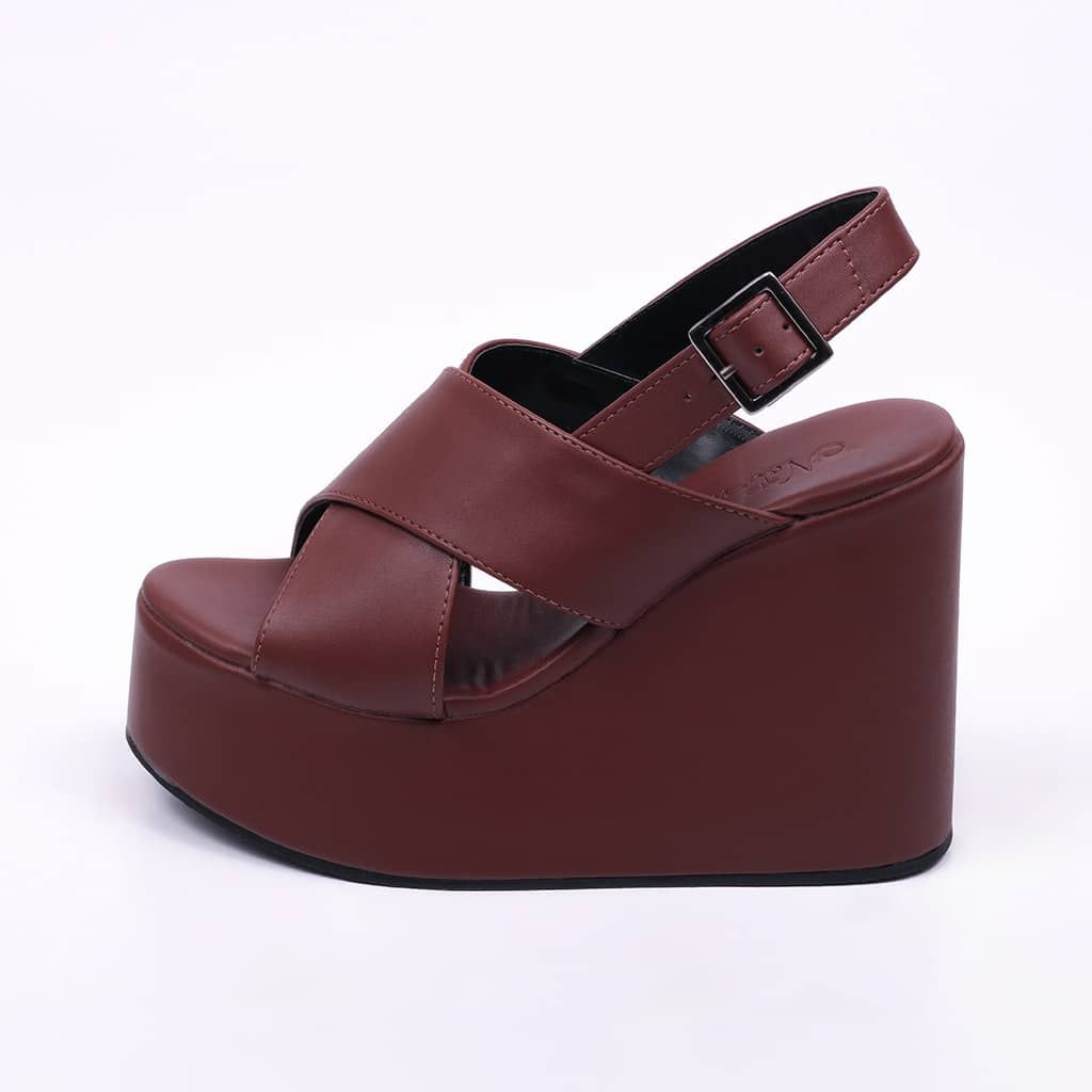 Atlanta - Crisscross Wedge Sandal