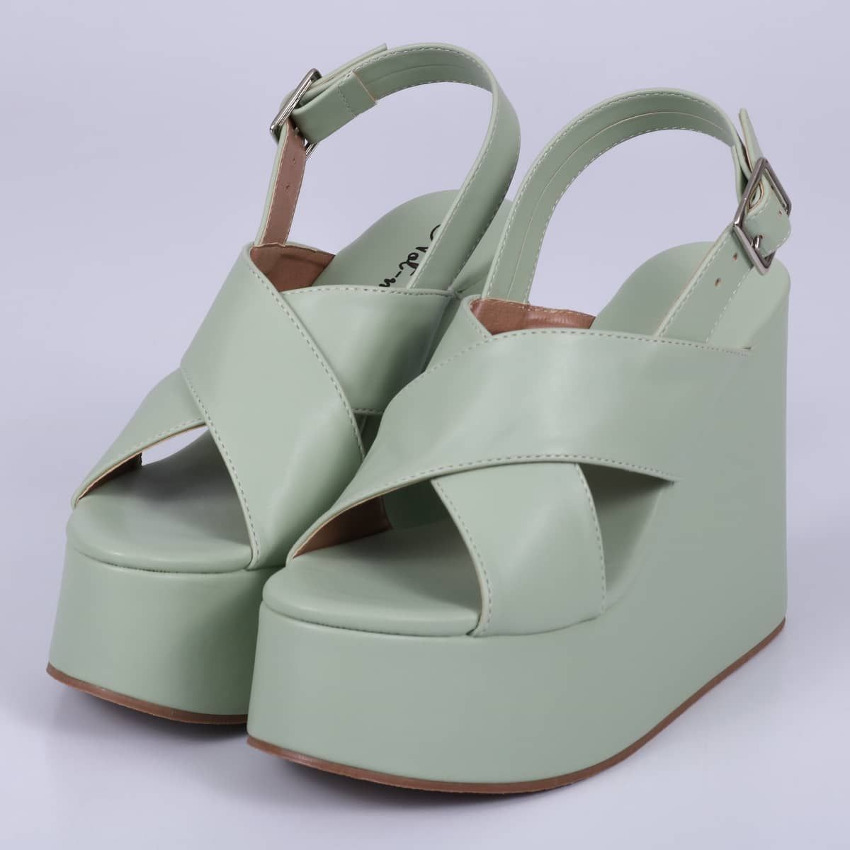 Atlanta - Crisscross Wedge Sandal