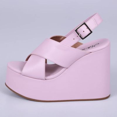 Atlanta - Crisscross Wedge Sandal