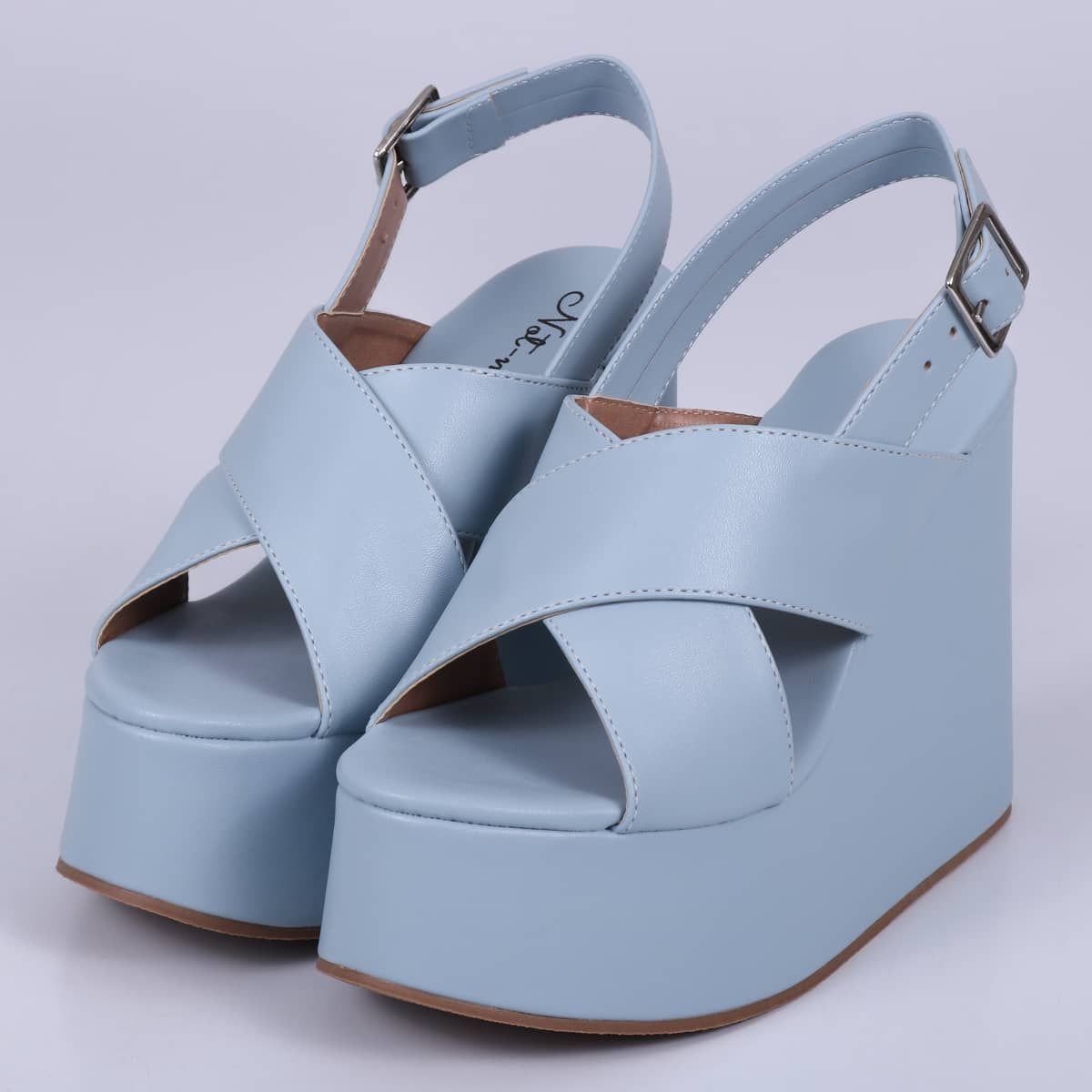 Atlanta - Crisscross Wedge Sandal