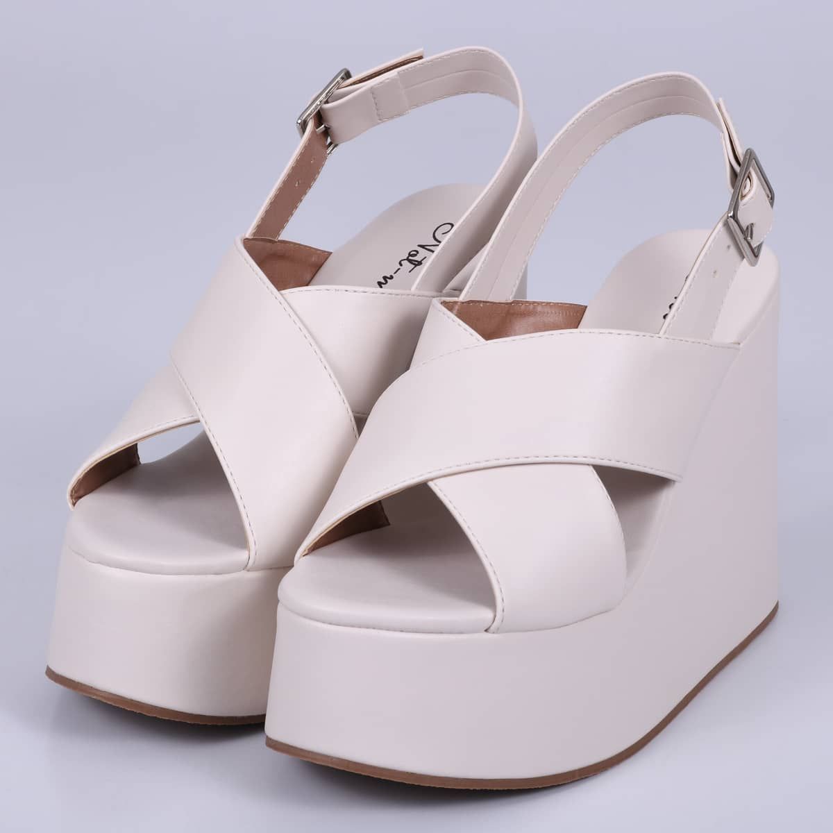 Atlanta - Crisscross Wedge Sandal