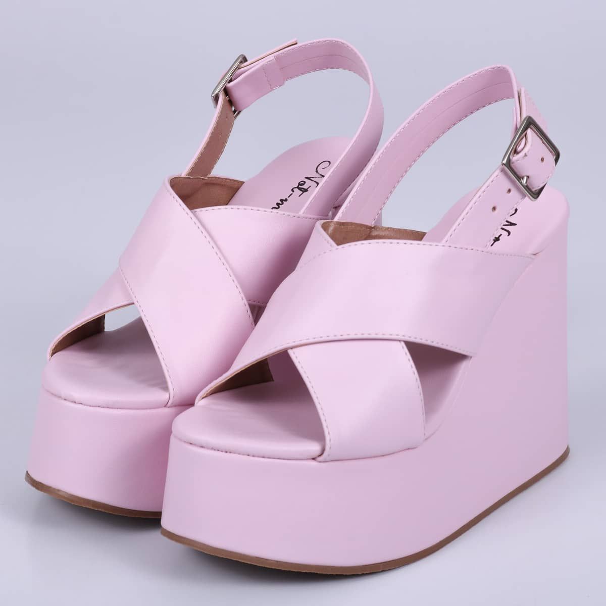 Atlanta - Crisscross Wedge Sandal