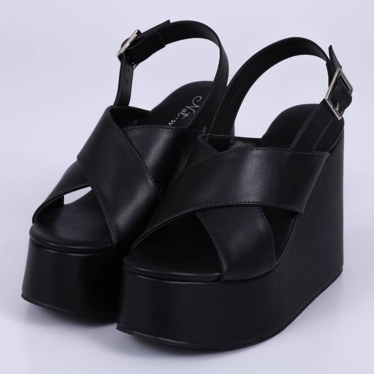 Atlanta - Crisscross Wedge Sandal