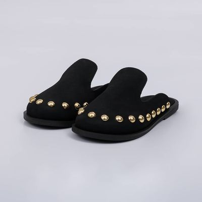 Mavi - Studs Flat Mule