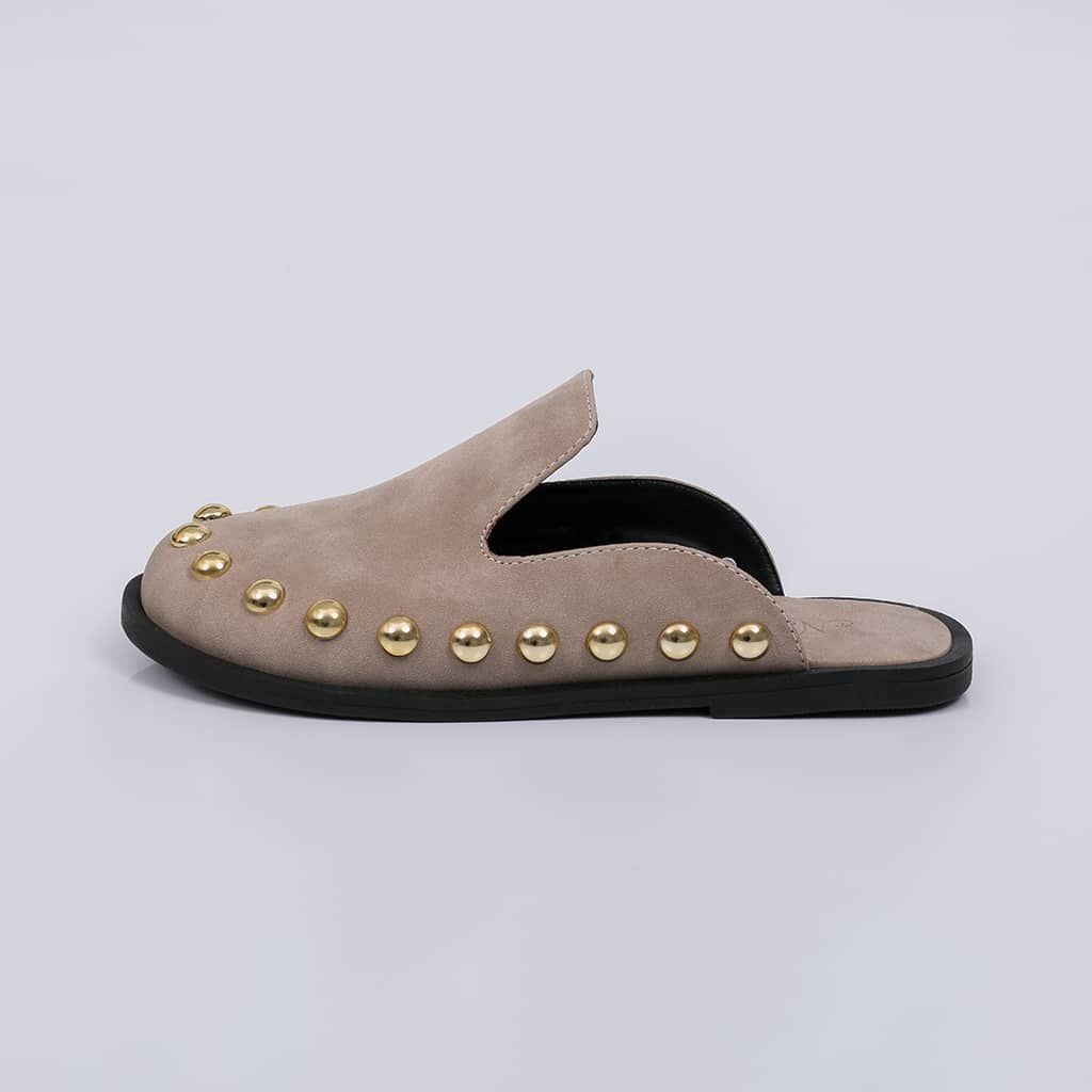 Mavi - Studs Flat Mule