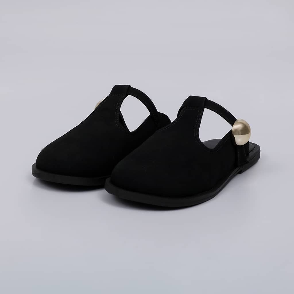 Selene - Suede Flat Mule