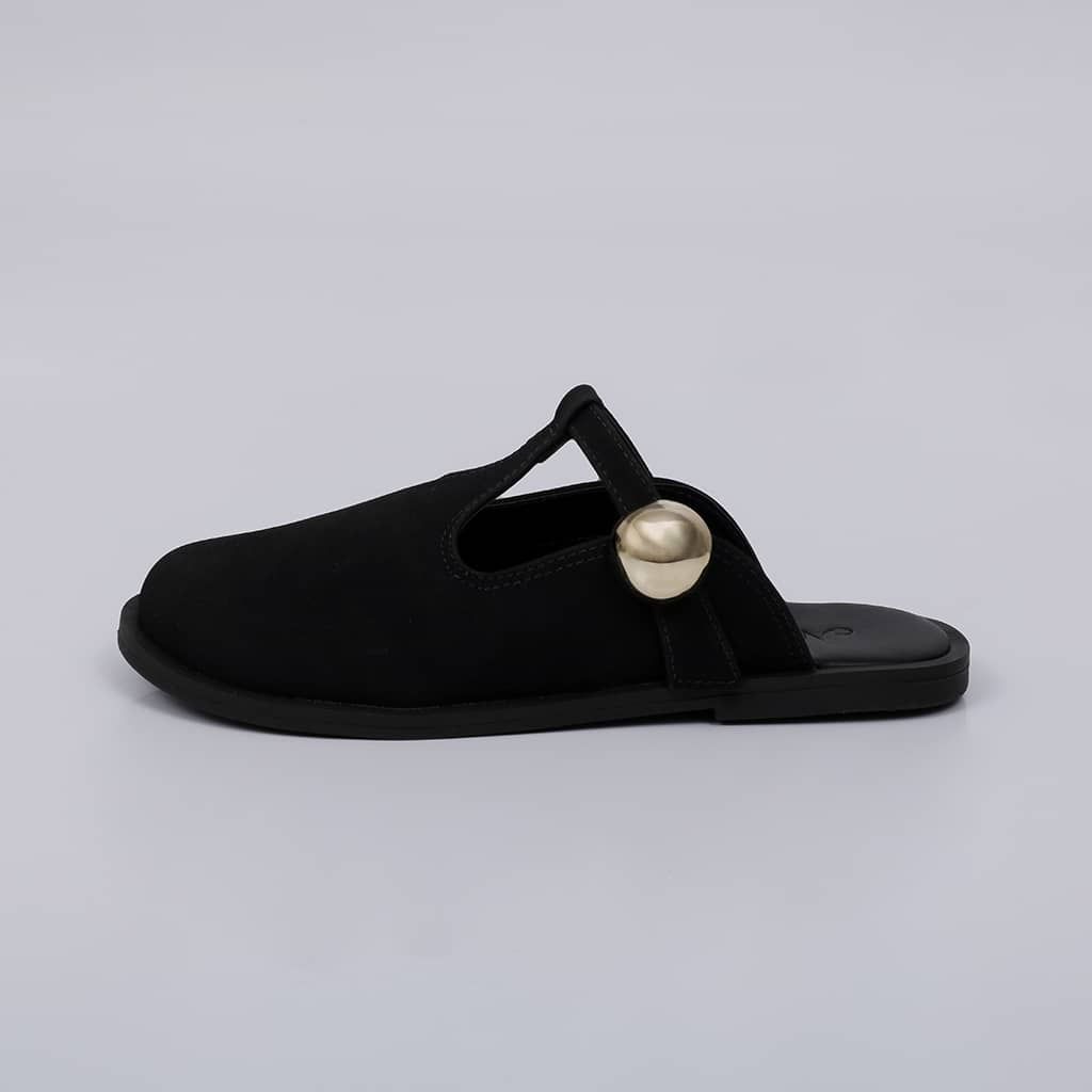 Selene - Suede Flat Mule