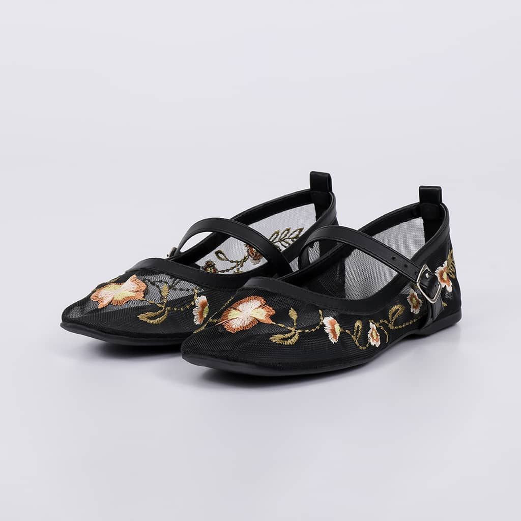 Xangai - Embroidered Mesh Ballet