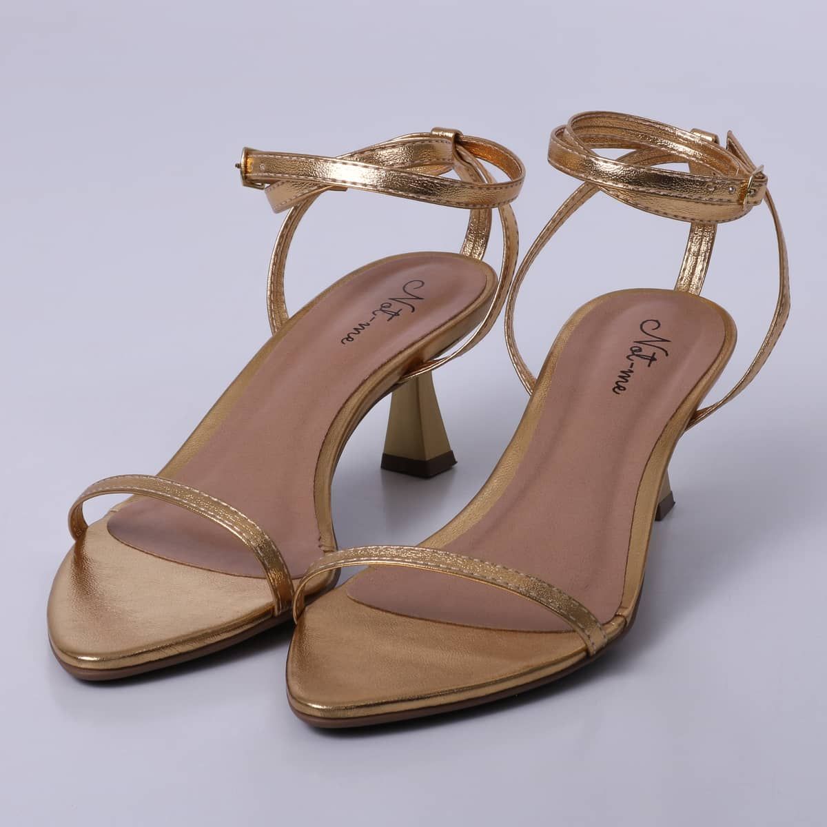 Carmel - Strap Kitten Sandal