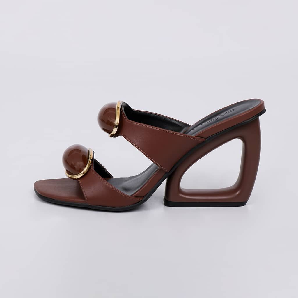 Saara - Sculptural Mule Sandal