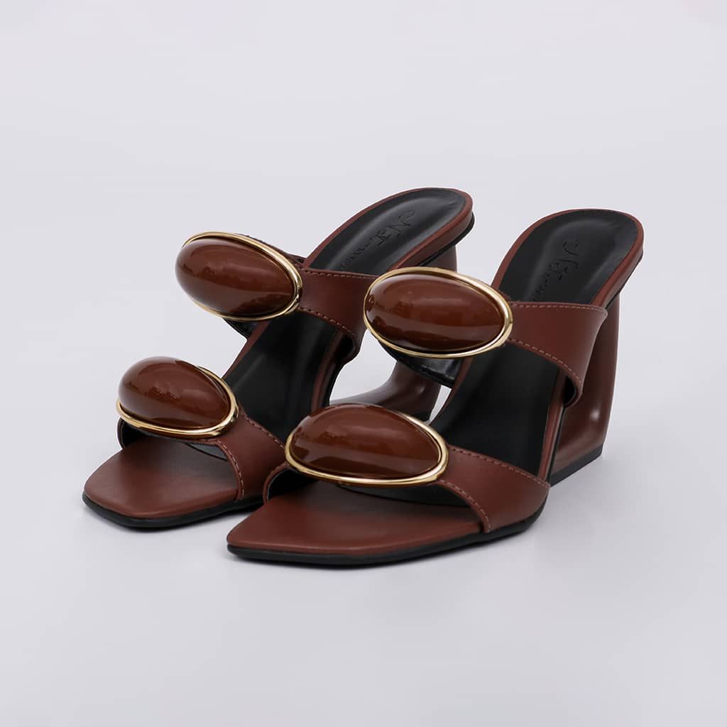 Saara - Sculptural Mule Sandal