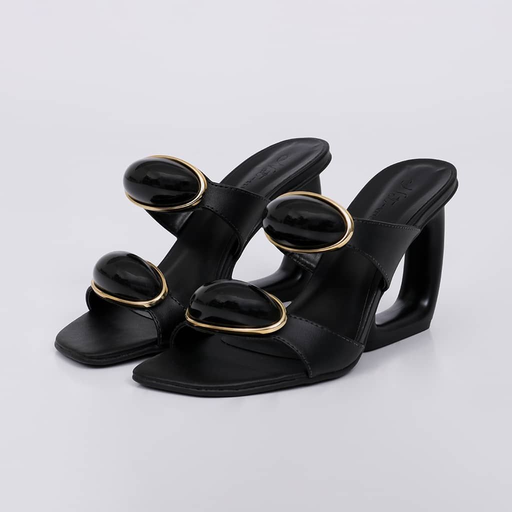 Saara - Sculptural Mule Sandal