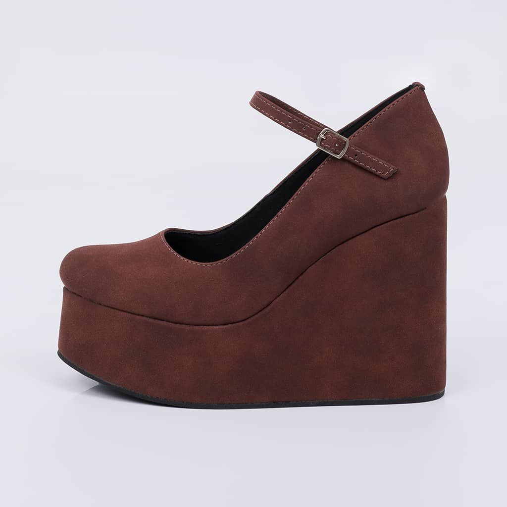 Cairo - Suede Wedge Sandal