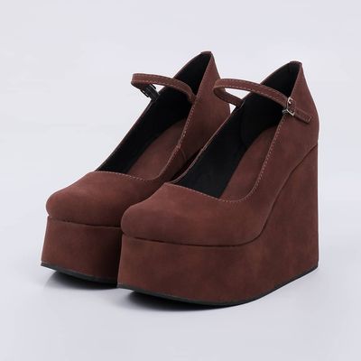 Cairo - Suede Wedge Sandal