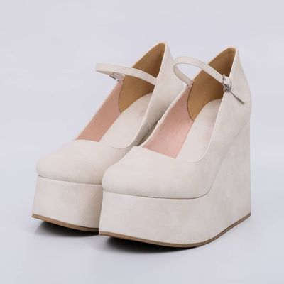 Cairo - Suede Wedge Sandal