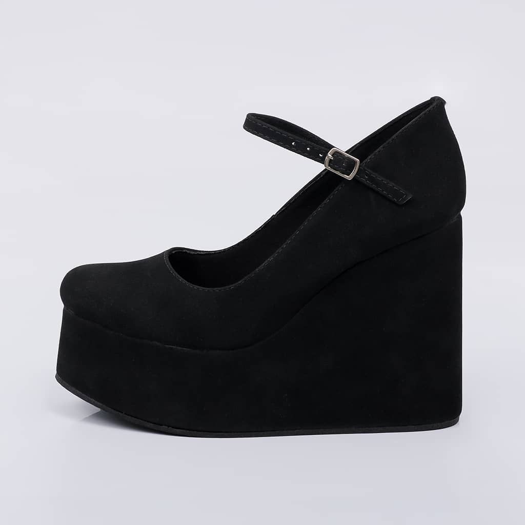 Cairo - Suede Wedge Sandal