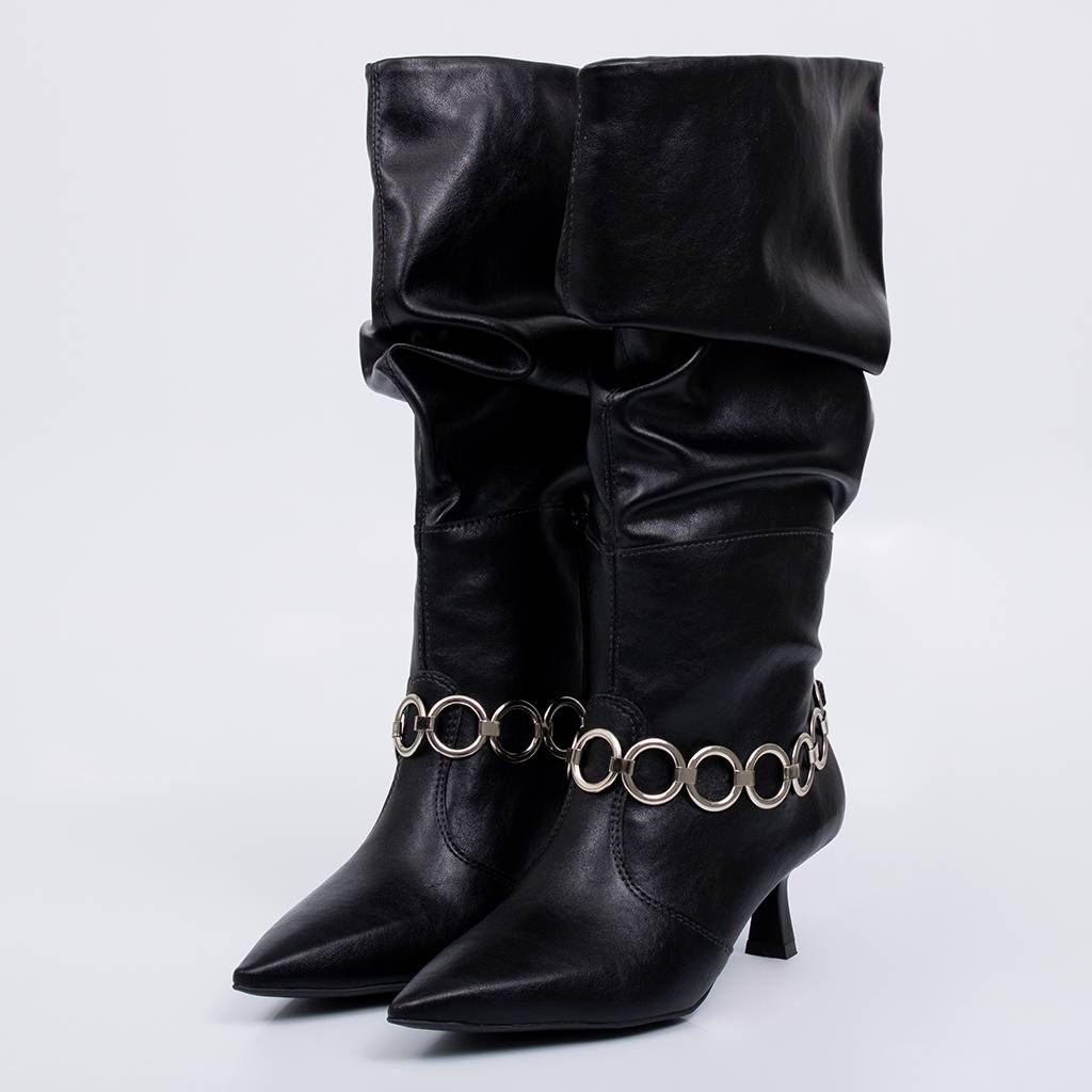Sierra - Chain Slouch Boot