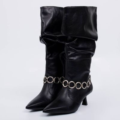 Sierra - Chain Slouch Boot