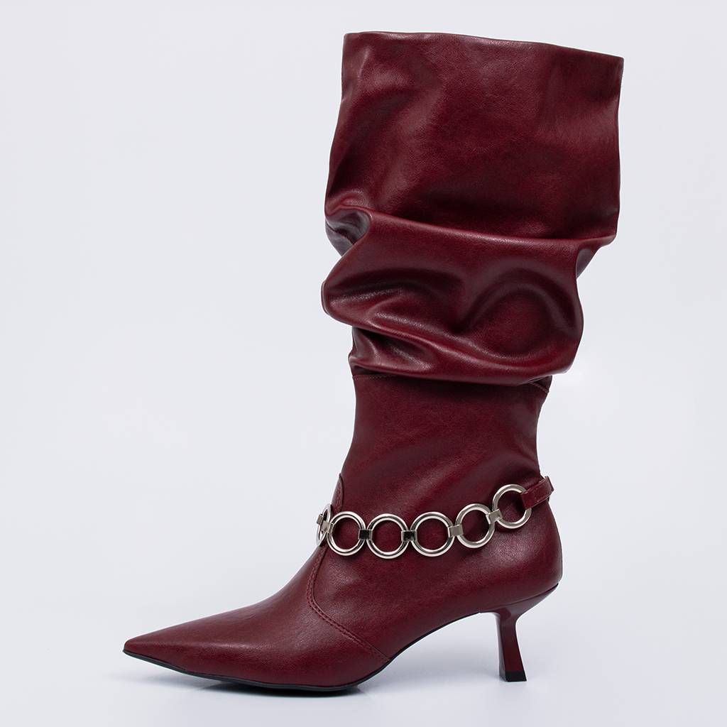 Sierra - Chain Slouch Boot