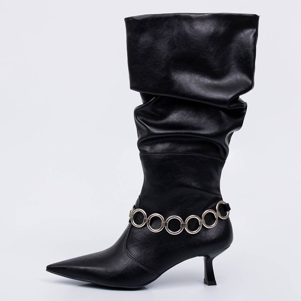 Sierra - Chain Slouch Boot