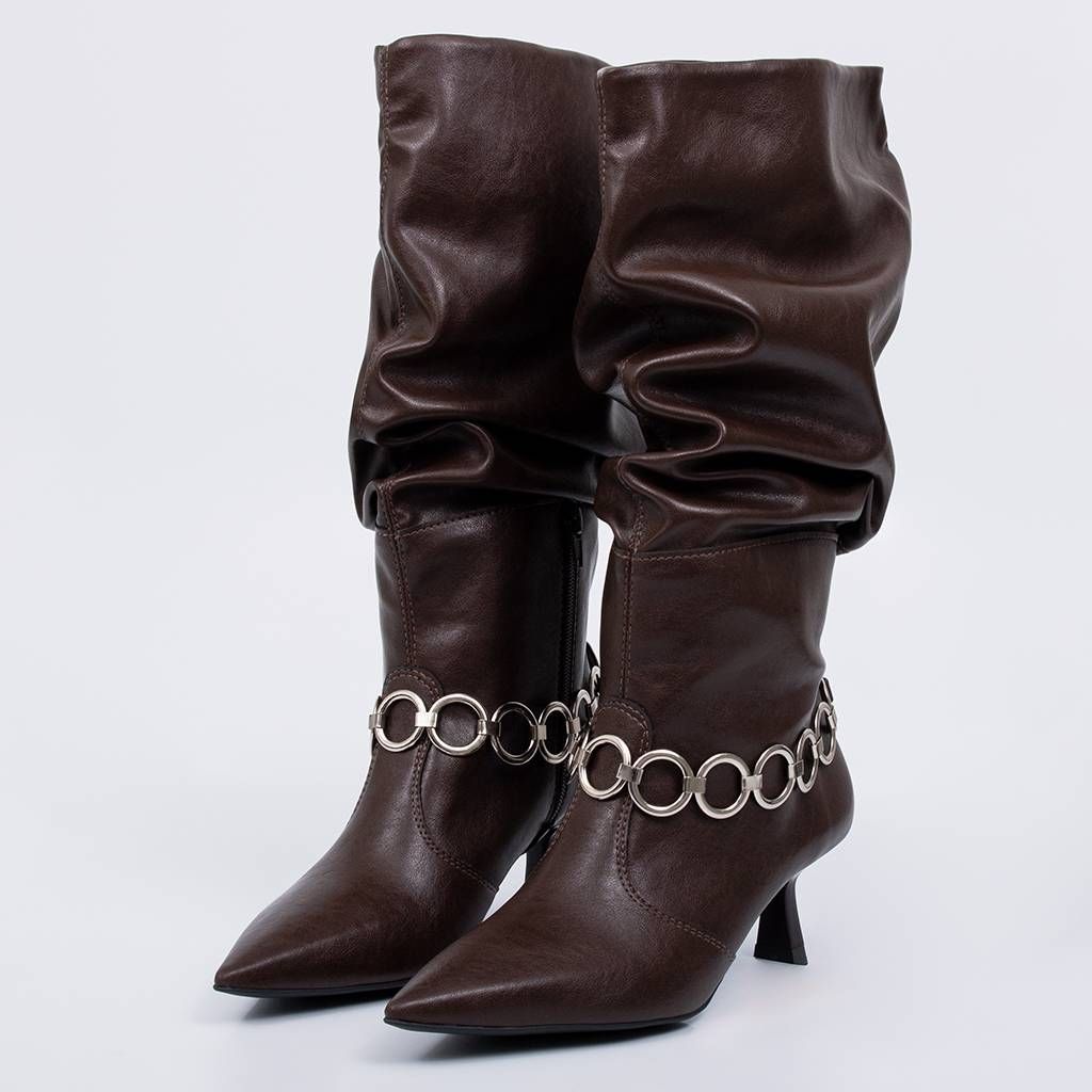 Sierra - Chain Slouch Boot