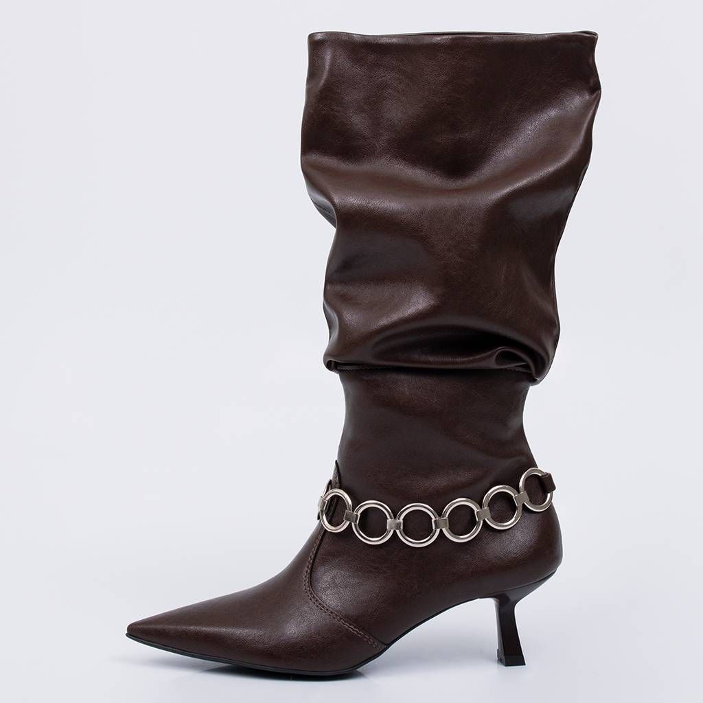 Sierra - Chain Slouch Boot