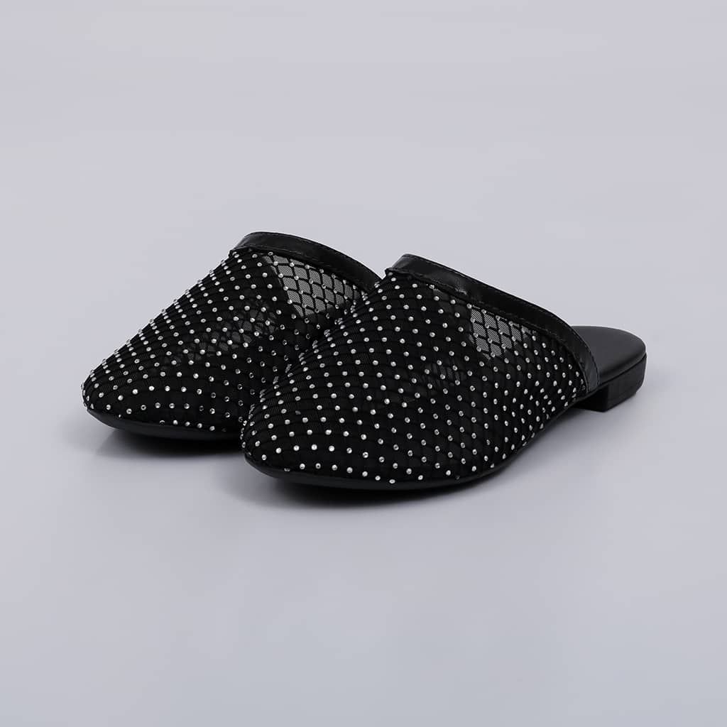 Ariel - Studs Flat Mule