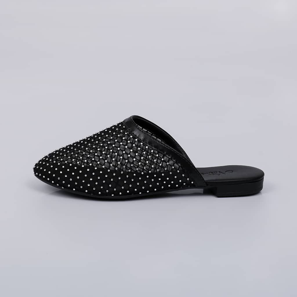 Ariel - Studs Flat Mule
