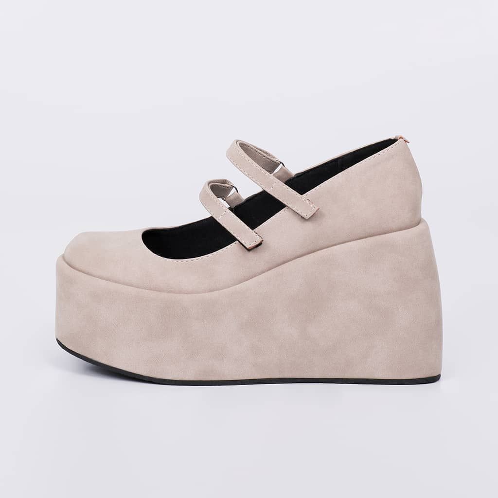 Lolita - Suede Wedge Sandal