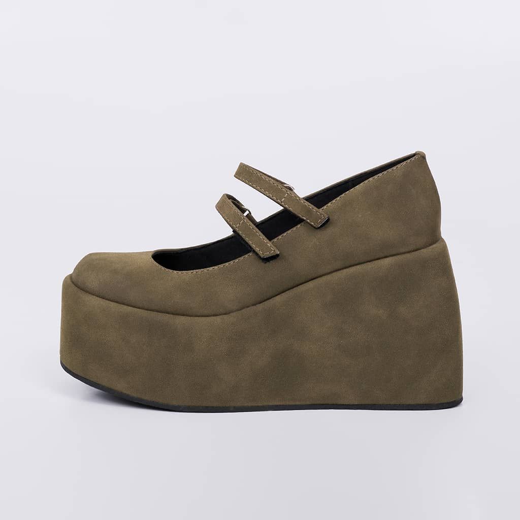 Lolita - Suede Wedge Sandal