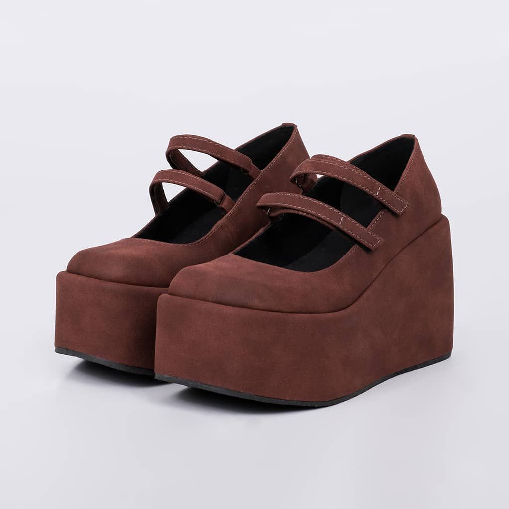Lolita - Suede Wedge Sandal
