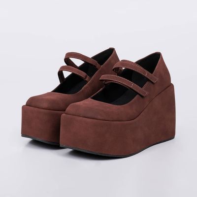 Lolita - Suede Wedge Sandal
