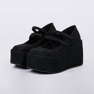 Lolita - Suede Wedge Sandal